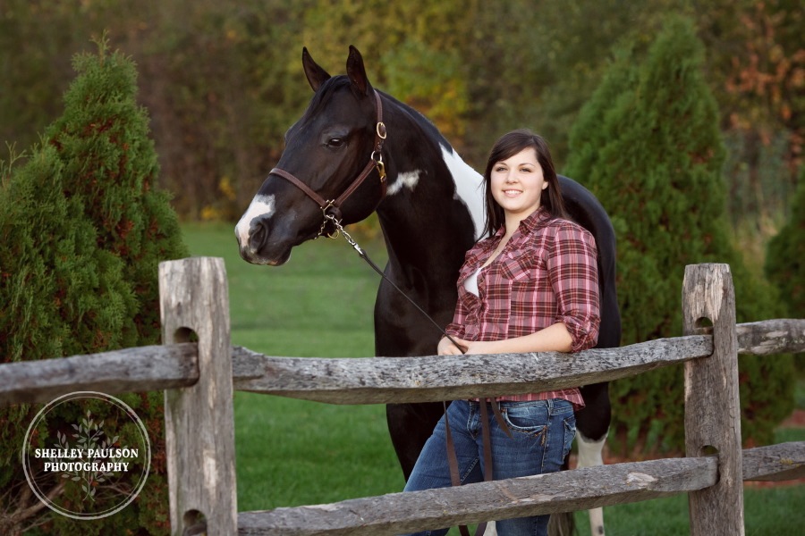 Kaleigh and her horse Lady