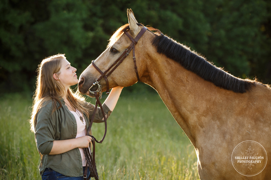 Claire and her Horse Tucker