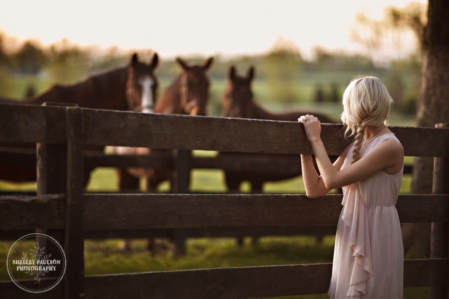 Portraits of Arielle (with a few horses)