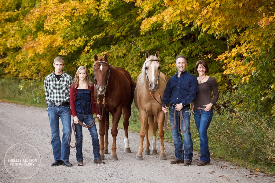 Tank Family Portraits with Horses