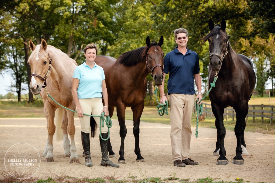 Rob and Linda, and their Cast of Characters…er…Horses