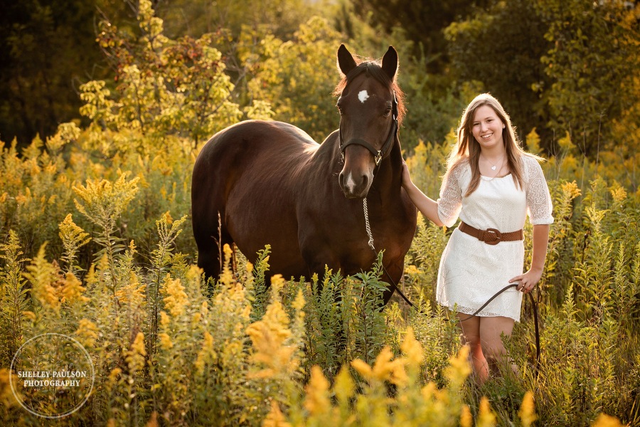 Sarah’s Senior Photos with her Horse Ace