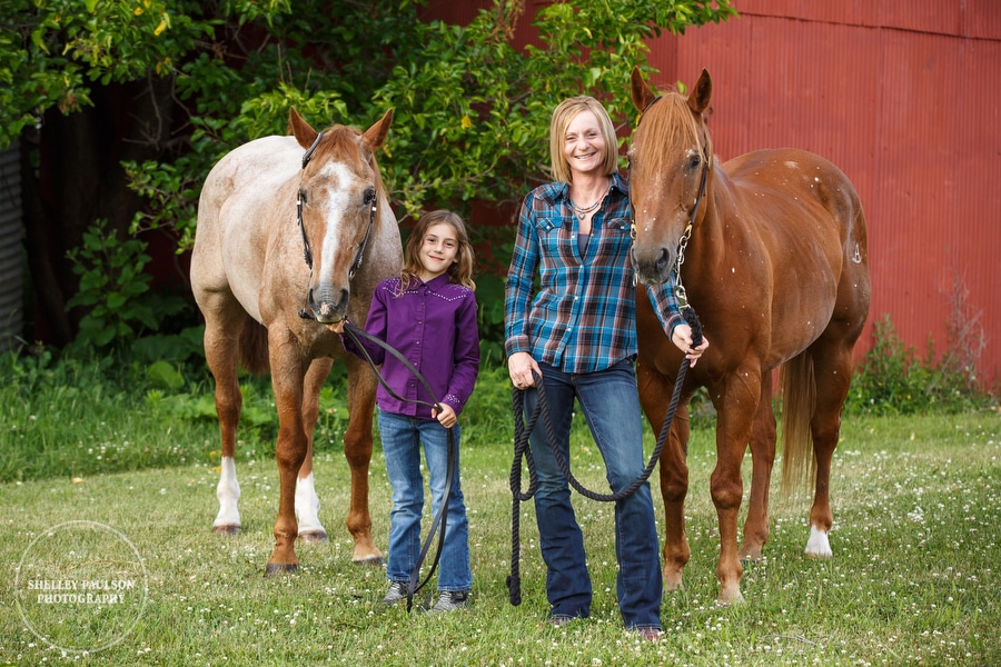 Katja, Emmi and Their Horses