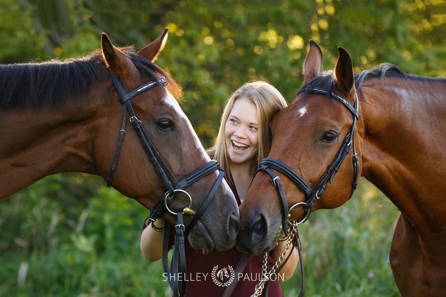 Greta’s Senior Photos with Her Horses Remi & Raz