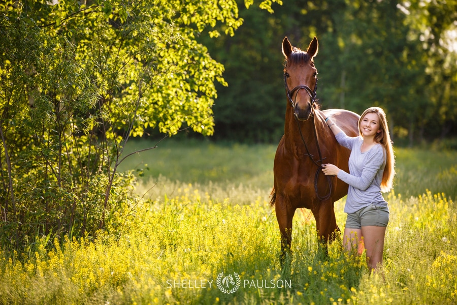 Emily Lakeman’s Senior Photos with her horse Forrest