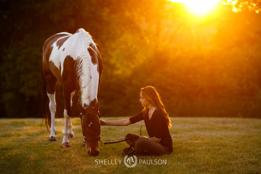 Mariah and Louie the Saddlebred