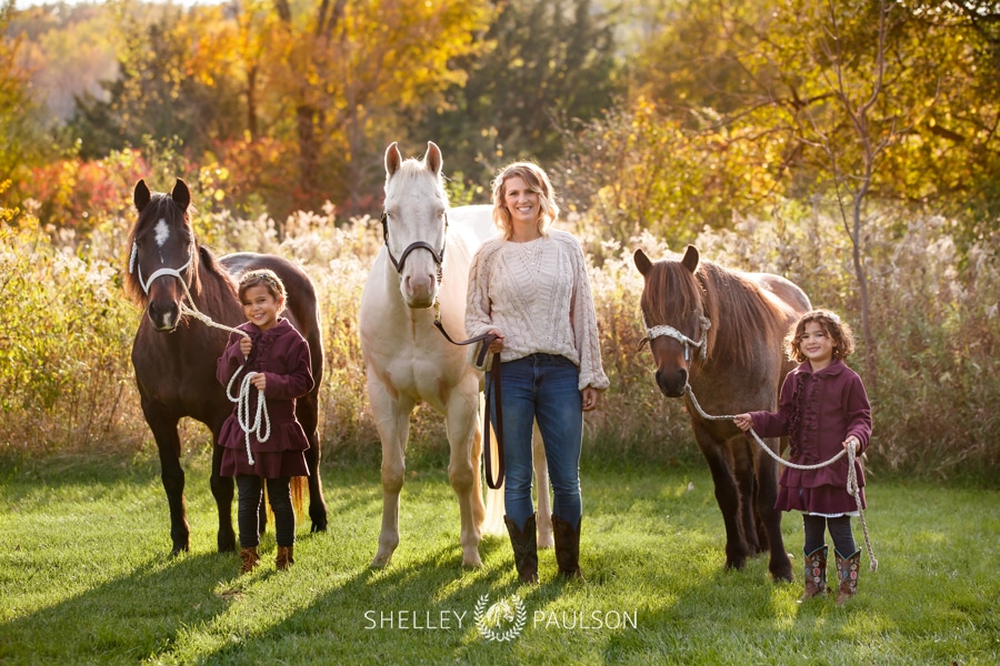 Mother-Daughter Photos with Horses