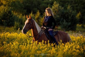 Equestrian Portrait of a Woman