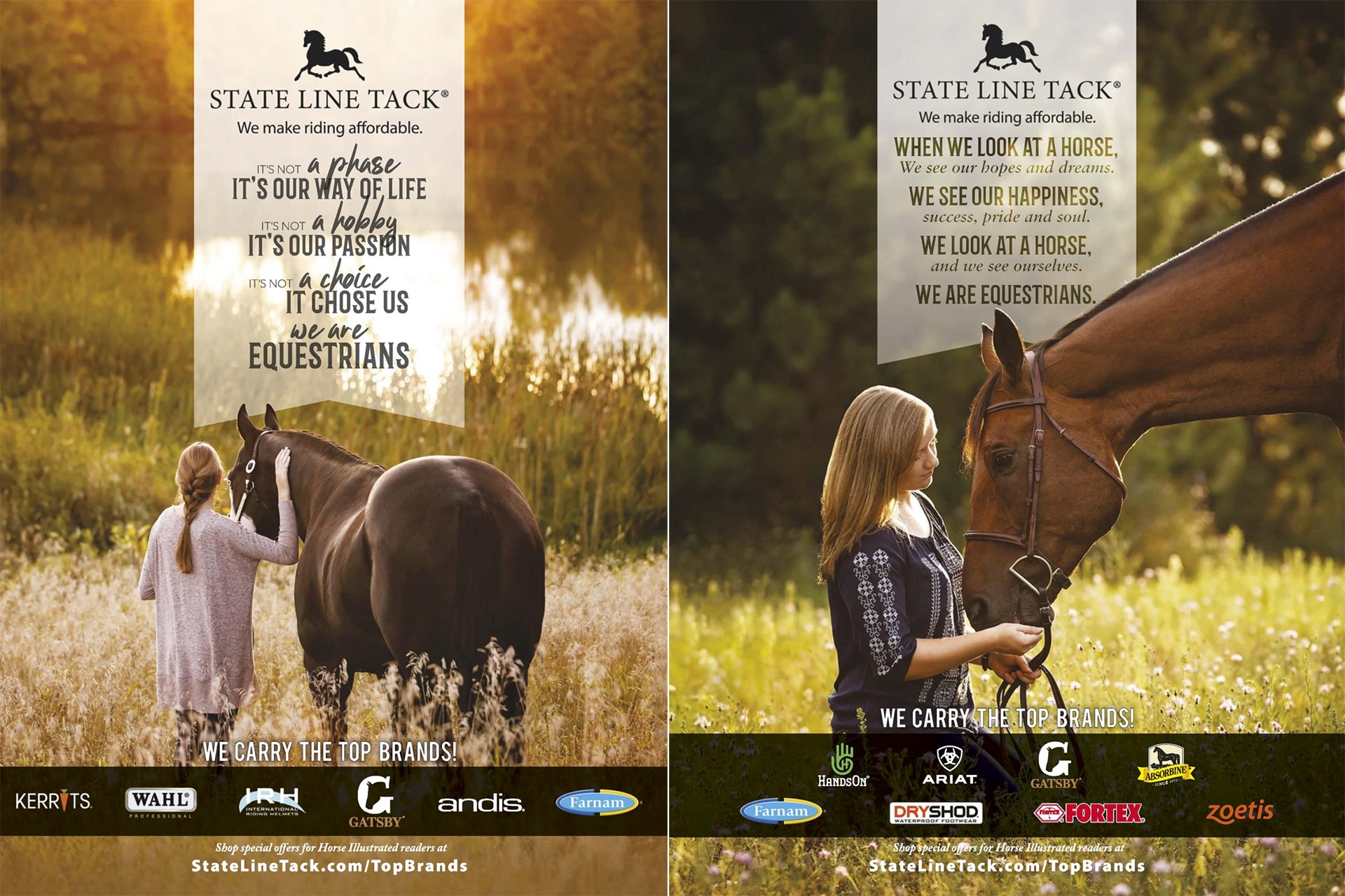 State Line Tack Ads