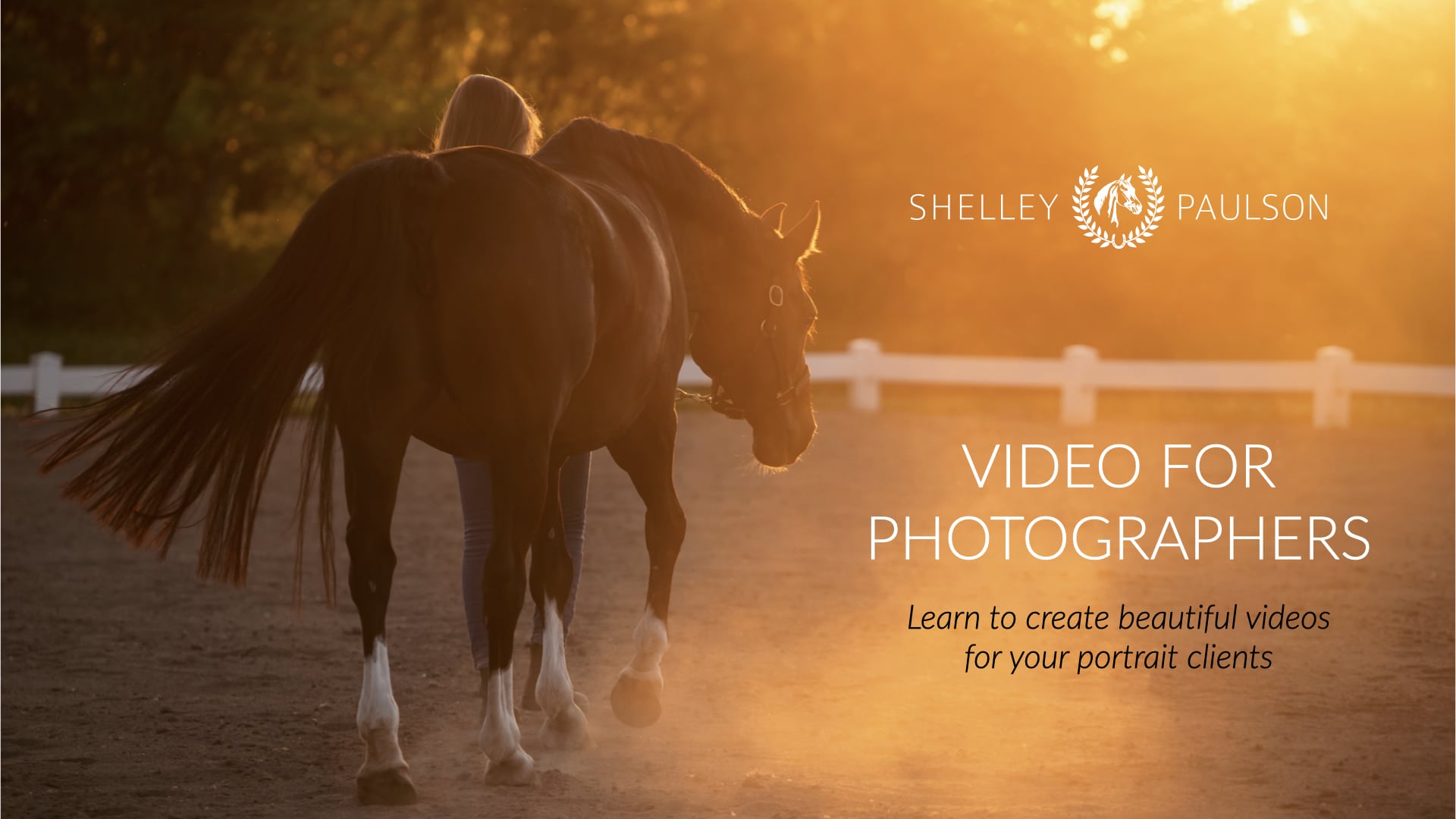 New Course: Video for Photographers