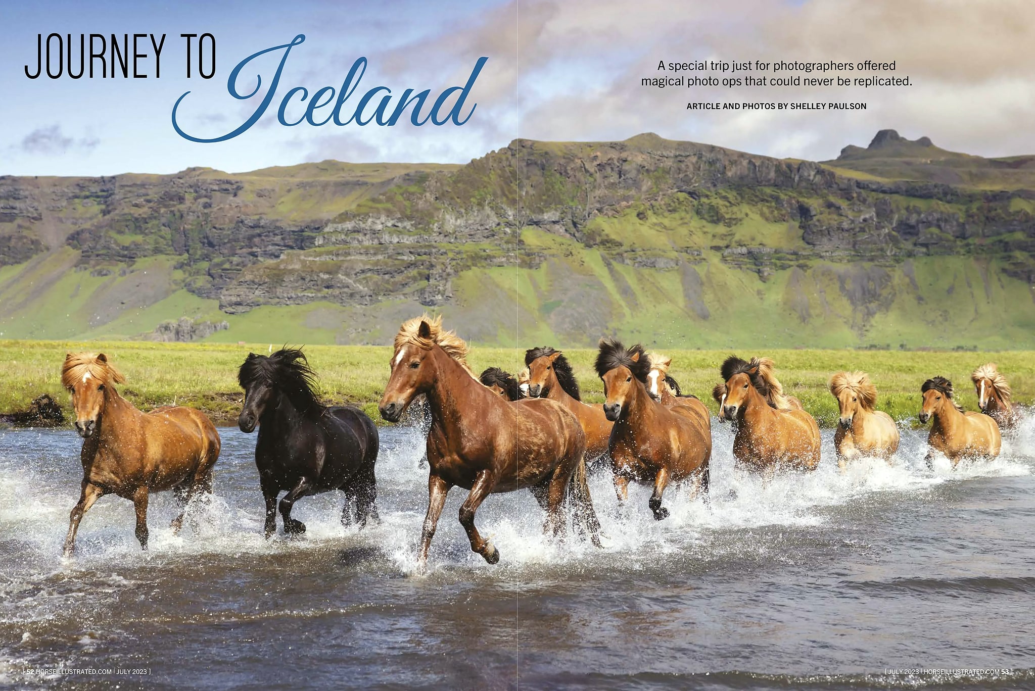 Horses of Iceland Feature in Horse Illustrated